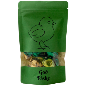 Gourmeture, P�skechokolader, 100g i pose med kylling, Hasseln�dpraline