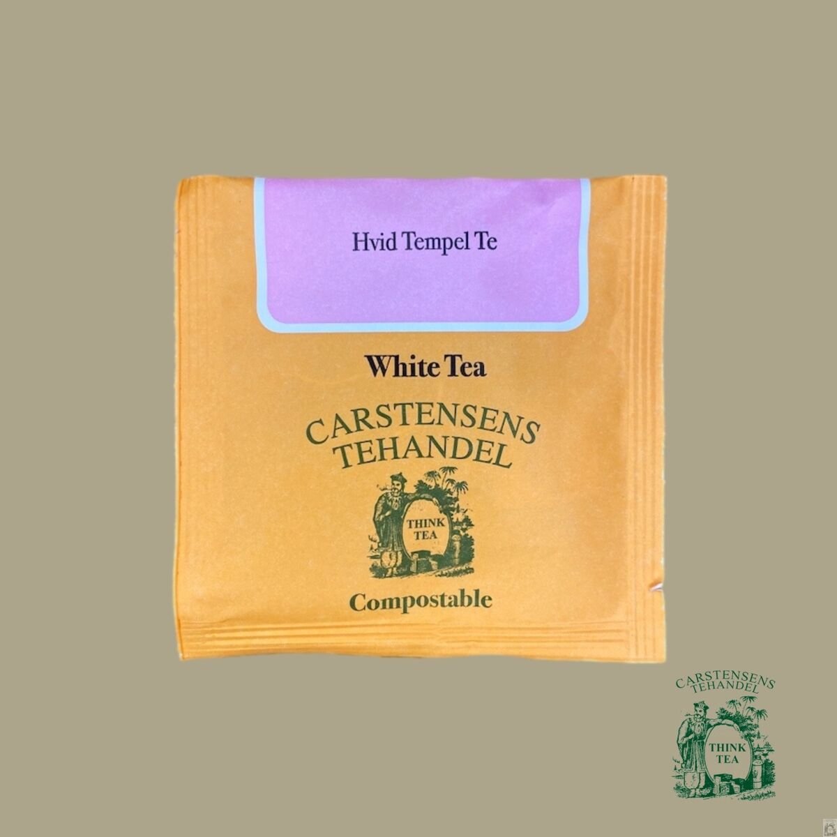 Carstensens Tehandel, Tebrev, Hvid tempel te