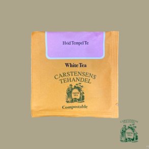 Carstensens Tehandel, Tebrev, Hvid tempel te