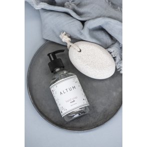 Ib Laursen, Lysbakke med kant, gr, 22 cm.