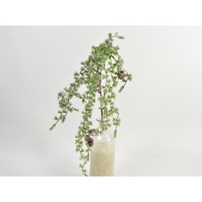 DEKO FLORALE, Kunstig gren med kunstig gran og let frost