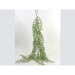 DEKO FLORALE, Kunstig lrkebjle, glitter, 125cm, grn snekldt