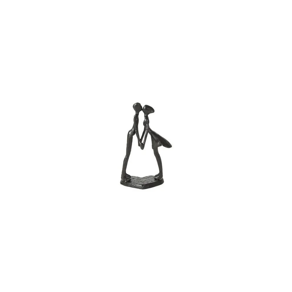 Speedtsberg, Par der kysser, metalfigur, sort