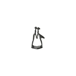 Speedtsberg, Par der kysser, metalfigur, sort