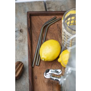 Ib Laursen, Sugerr med knk 6 stk. og rensebrste, rustfrit stl