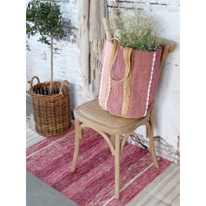 Chic Antique, Taske i genbrugsgarn, raspberry