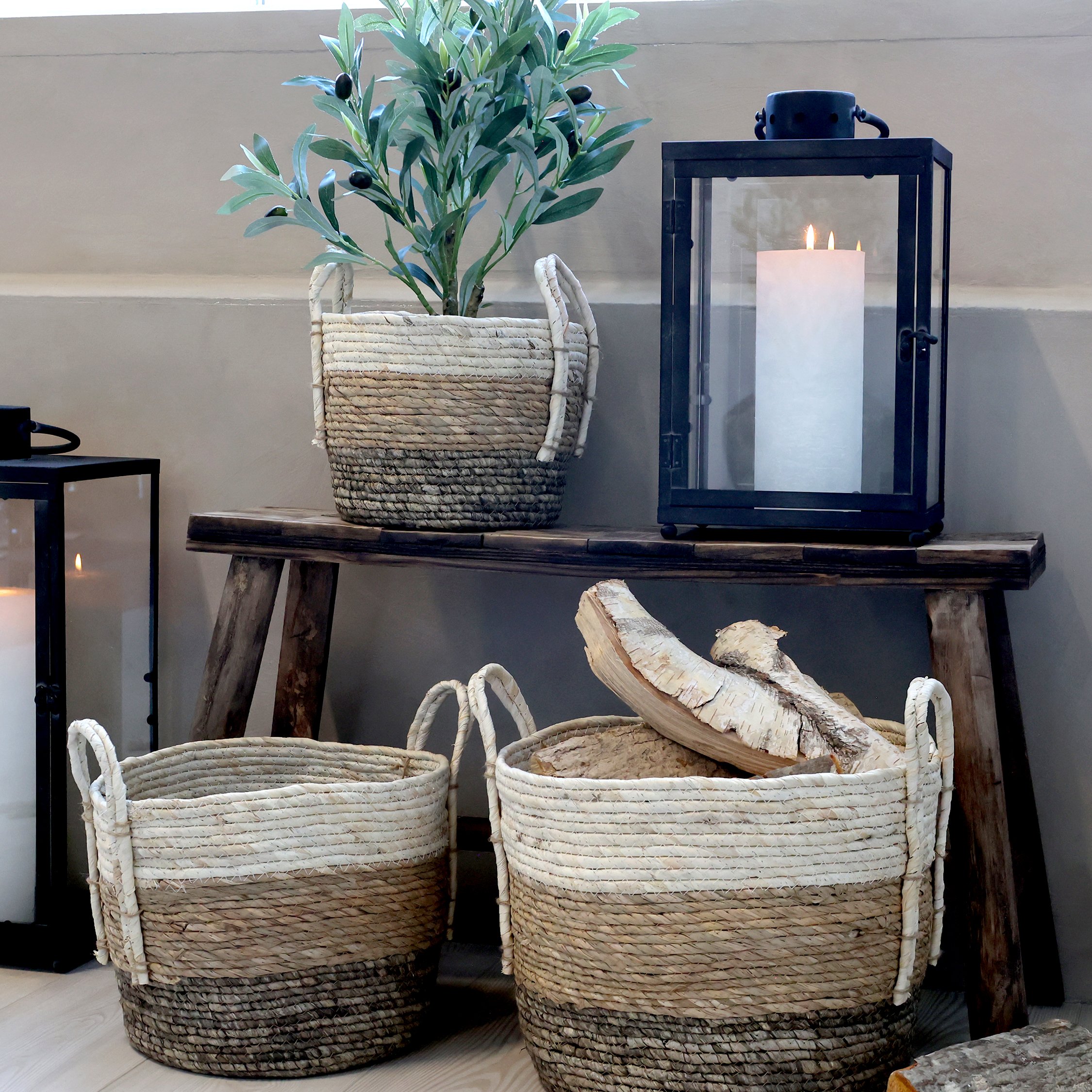 Chic Antique, Kurv i t�rret gr�s