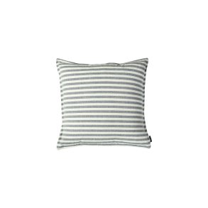 Speedtsberg, Pude med smalle striber, 50 x 50 cm., mrkebl/hvid