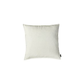 Speedtsberg, Pude med smalle striber, 50 x 50 cm., lysebl/hvid