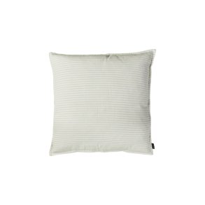 Speedtsberg, Pude med striber, 60 x 60 cm., lysebl/hvid