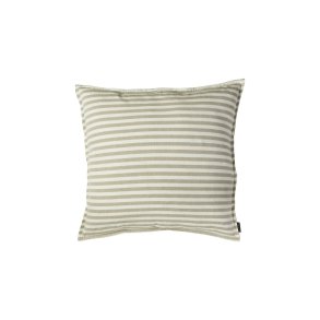 Speedtsberg, Pude med striber, 60 x 60 cm., beige/hvid