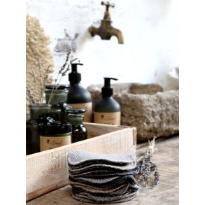 Chic Antique, ternel rondeller 9 stk., latte, gr og kul