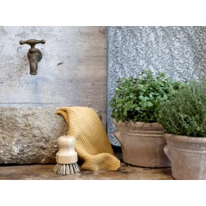 Chic Antique, ternel Karklud perlestrikket, Honning