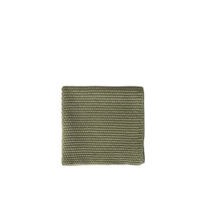 Chic Antique, ternel Karklud perlestrikket, Oliven