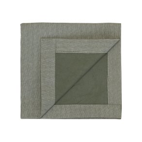 Chic Antique, ternel Hndklde mini med striber, oliven