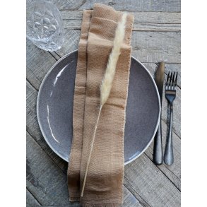 Chic Antique, Stofserviet med revet kant st af 4 stk., kamel