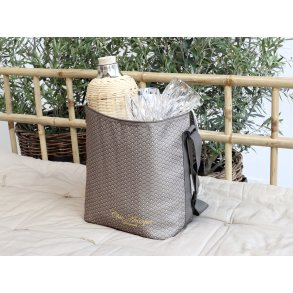 Chic Antique, Kletaske med hank og skulderstrop, mocca