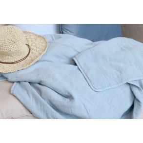 Chic Antique, Quilt, 180 x 130 cm., Sky blue