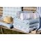 Chic Antique, Quilt, 180 x 130 cm., Sky blue