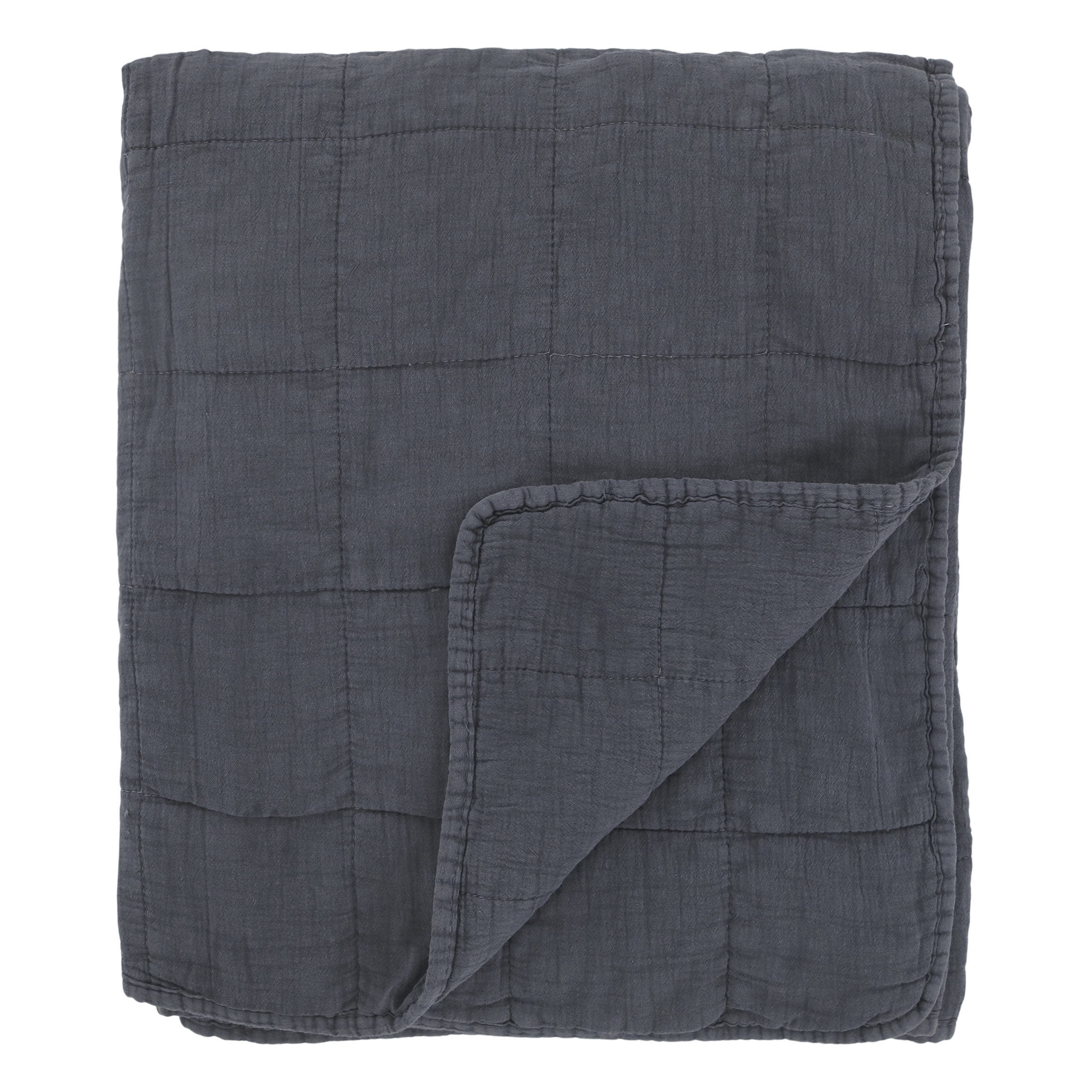 Chic Antique, Aix vintage quilt, 180 x 130 cm., midnight