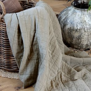 Chic Antique, Aix vintage quilt, 180 x 130 cm., Eukalyptus