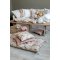 Chic Antique, Aix vintage quilt, 180 x 130 cm., blomstermnster, taupe