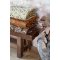 Chic Antique, Aix vintage quilt, 180 x 130 cm., batikm�nster, verte/terracotta
