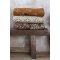 Chic Antique, Aix vintage quilt, 180 x 130 cm., batikm�nster, verte/terracotta