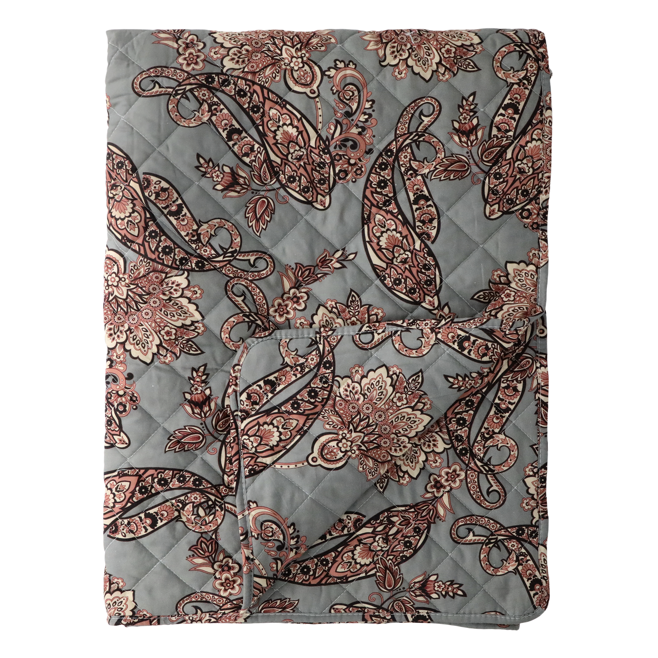 Chic Antique, Quilt, 180 x 130 cm., Paisleym�nster, opal og taupe