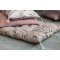 Chic Antique, Aix Madras med blomstermnster, taupe