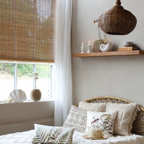 Chic Antique, Rullegardin i bambus, B140/L160 cm.