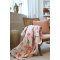 Chic Antique, Aix vintage quilt, 180 x 130 cm., blomstermnster, rosa