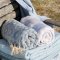 Chic Antique, Aix Plaid af overskudsgarn, ocean