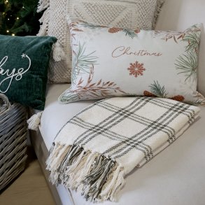 Chic Antique, Plaid af overskudsgarn med tern