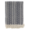 Chic Antique, Aix Plaid af overskudsgarn, midnight/creme