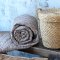 Chic Antique, Quilt, 180 x 130 cm., Blomster, latte og sand
