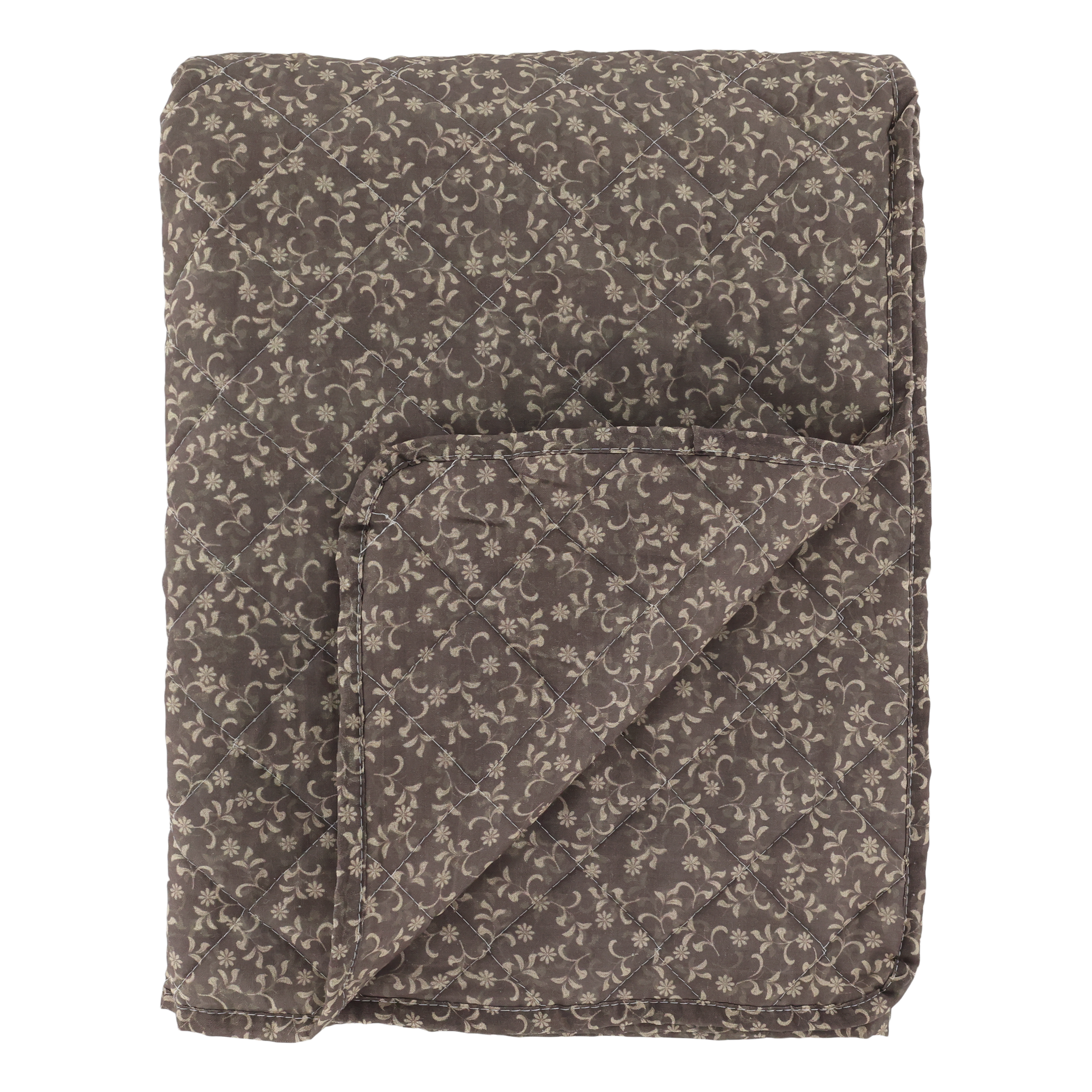 Chic Antique, Quilt, 180 x 130 cm., Blomster, latte og sand
