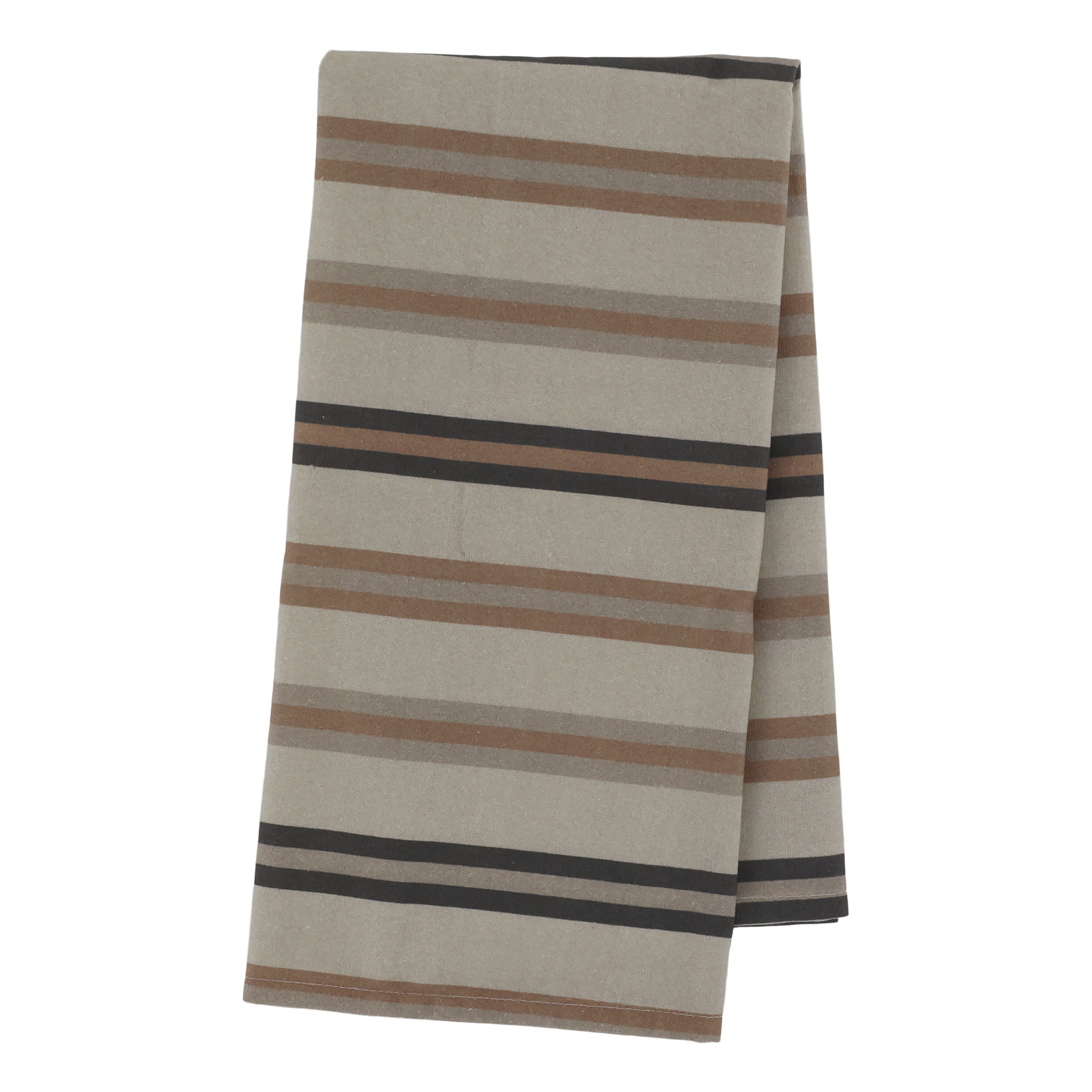 Chic Antique, Aix Viskestykke med striber, cognac/latte