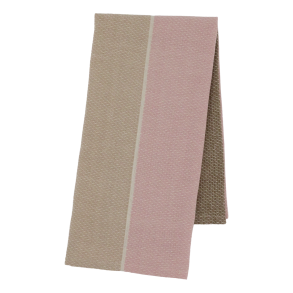 Chic Antique, Viskestykke, med striber, rosa/latte