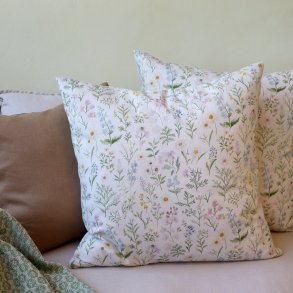 Chic Antique, Pudebetr�k med gr�ftekantsblomster, 60x60 cm