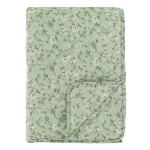 Chic Antique, Quilt, 180 x 130 cm., Blomster, verte/creme