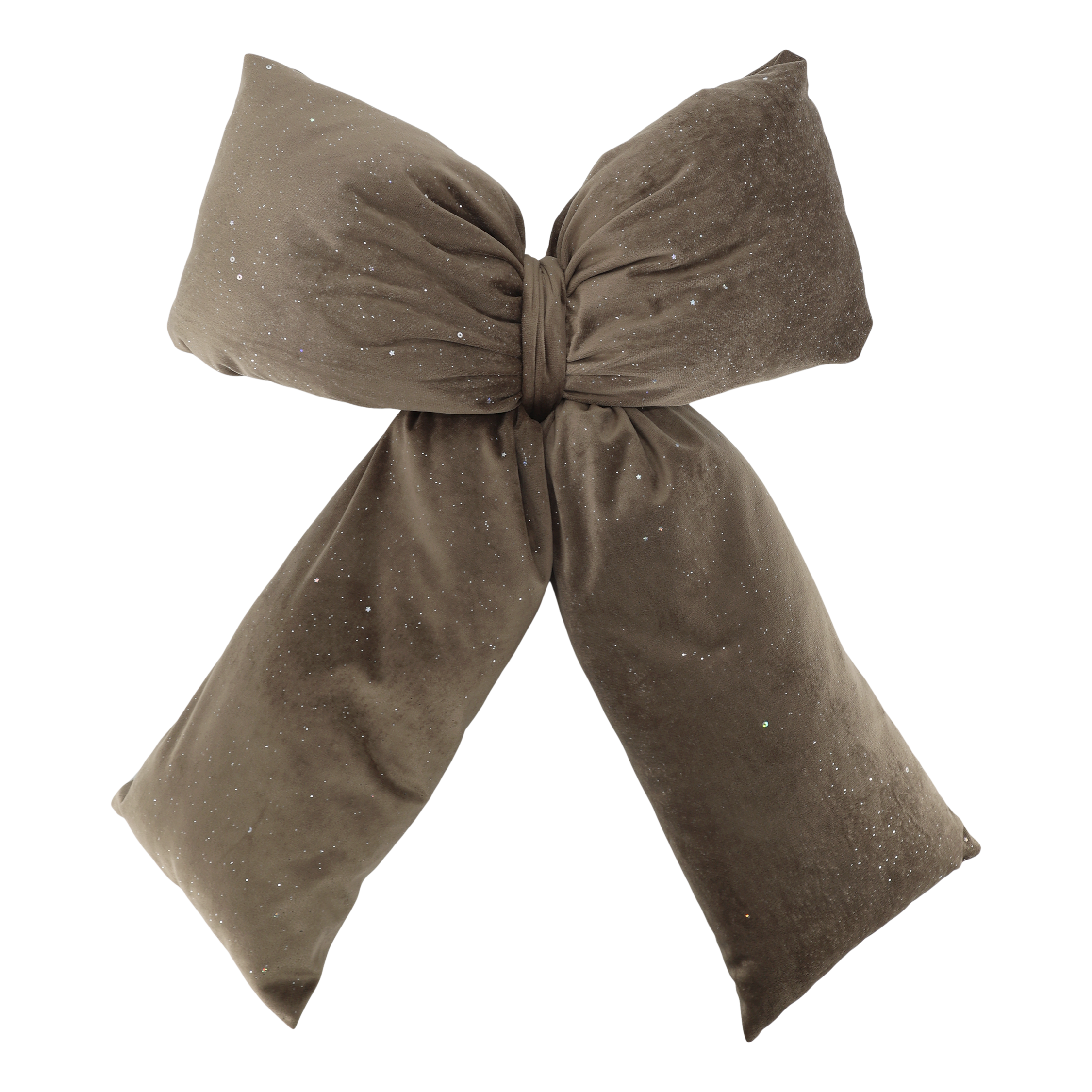 Chic Antique, Sl�jfe i velour med glimmer, mocca