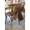 Chic Antique, Sl�jfe i velour med glimmer, mocca