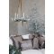 Chic Antique, Sl�jfe i velour med glimmer, mocca