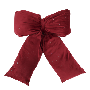 Chic Antique, Sl�jfe i velour med glimmer, cherry