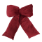 Chic Antique, Sl�jfe i velour med glimmer, cherry
