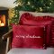 Chic Antique, Pudebetr�k med Merry Christmas-broderi