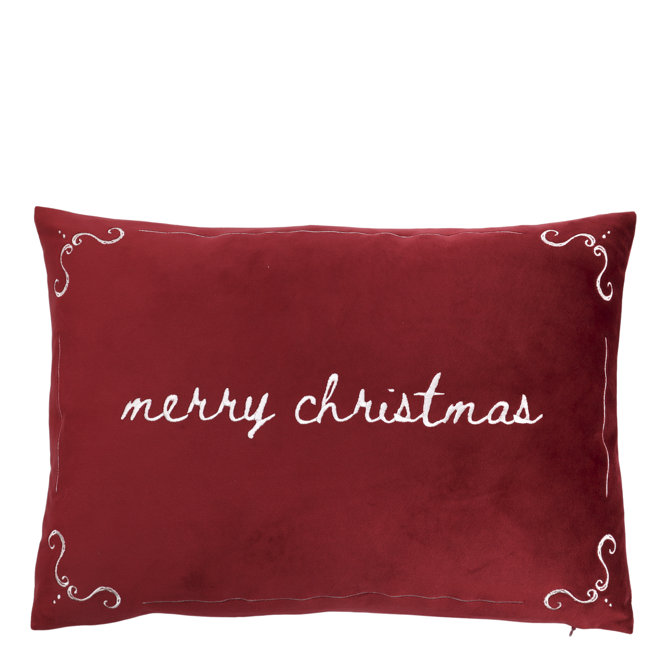 Chic Antique, Pudebetr�k med Merry Christmas-broderi