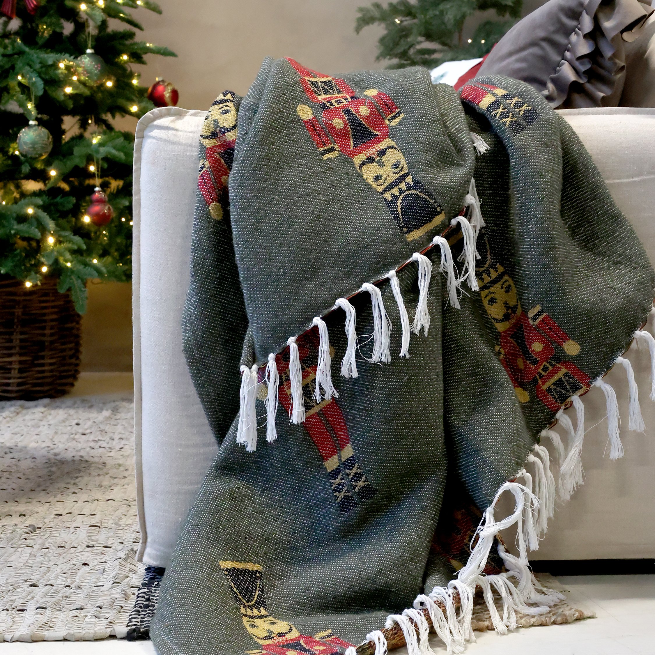 Chic Antique, Plaid af overskudsgarn, n�ddekn�kker