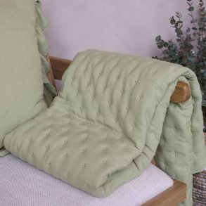 Chic Antique, Aix, Soft Quilt, L180/B130 cm., verte
